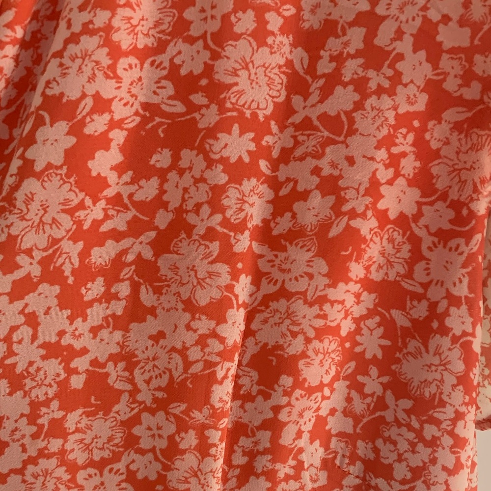 Floral Orange Dress - Picture 4 of 6